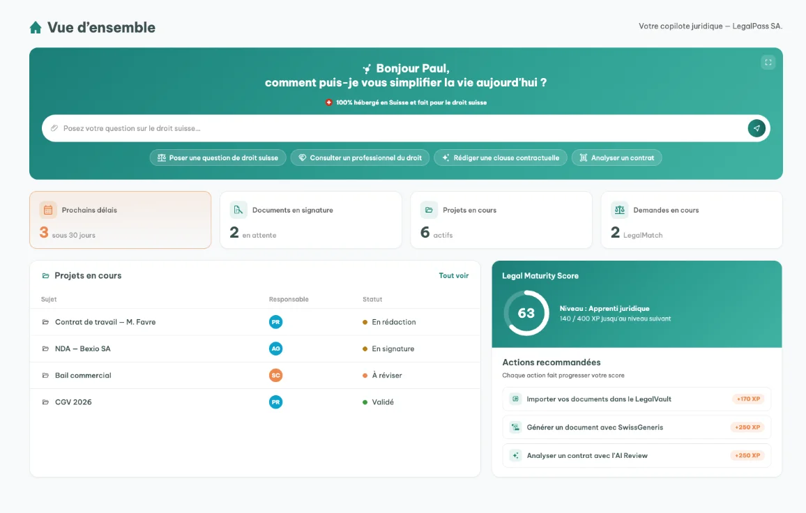 Les avantages